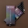 Pentel BL77A-6 ENERGEL BLACK COLORS Gel Ink Ballpoint Pen, 0.7mm,