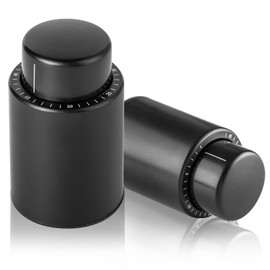 BETTFOR 2-Pack Wine Stoppers for Wine Bottles Vacuum Wine Stopper Wine Bottle Stoppers with Time Scale Record Reusable Wine Preserver for Freshness Perfect Wine Gifts