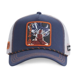 Capslab Son Goku Dragon Ball Super Blue Grey Adjustable Trucker Cap, Son Goku #35494
