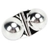 50PCS Fishing Double Rattle Metal Sea Fishing Attractor Bell Beads