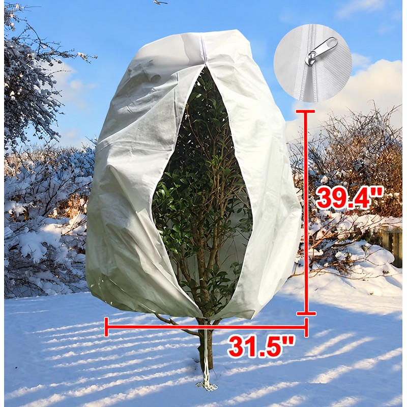 Plant Frost Protection Cover for Shrubs and Potted Plants –