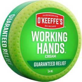 O'Keeffe's Okeefes Working Hands Hand Cream 3.4Oz Lotion Helps Prevent Moisture Loss 1 Pack