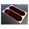Veloviz Black Stealth Reflective Red Motorcycle Fork Reflector Stickers OG