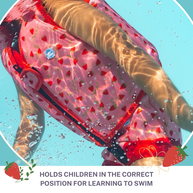 Splash About Go Splash Swim Vest, Strawberry Field, 4-6 Years