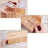 PandaHall Adjustable Wooden Soap Cutter Shape with Wavy Straight Planer