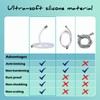 Ultra-Soft Silicone Shower Hose 59 Inches - Handheld Extra Long