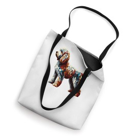 Geometric Art Cockapoo Cockerpoo Tote Bag