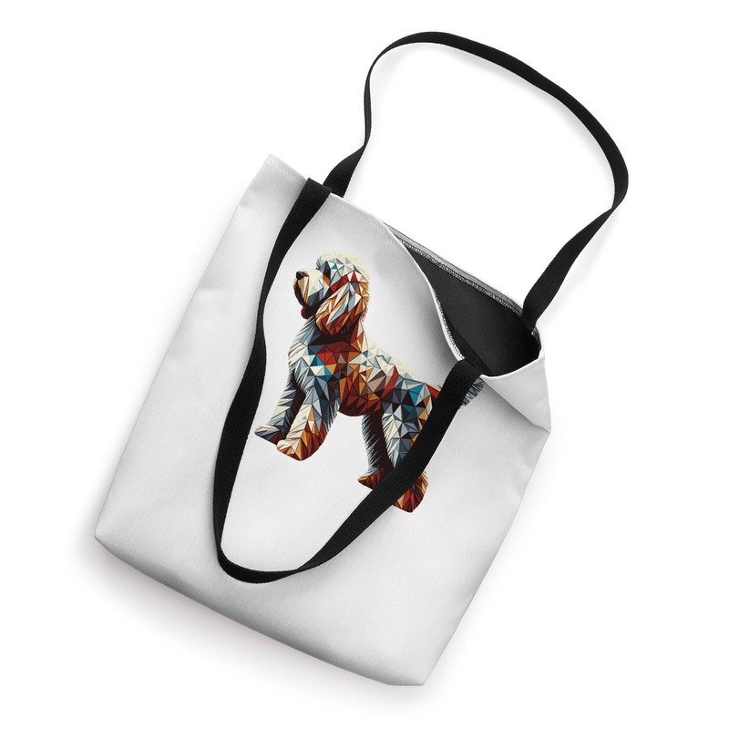 Geometric Art Cockapoo Cockerpoo Tote Bag