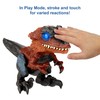 Mattel Jurassic World Dominion Uncaged Ultimate Pyroraptor, Interactive Dinosaur with