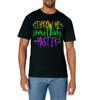 Throw Me Something Mister, Ladies Mardi Gras Beads TShirt T-Shirt