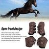 Horse Leg Guard Shock Absorption Protective Lightweight Adjustable Horse Front