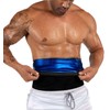 BODYSUNER Waist Trainer Trimmer Sweat Belt Band for Men Lower