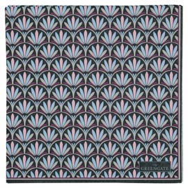 Greengate Papnap LVIC8812 Victoria Paper Napkin in Dark Grey Pack of 20