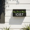Reflective Mailbox Number for Outside, White Self Adhesive Numbers for