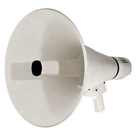Water Gear Power Megaphone - Sports Handheld Bullhorn Speaker with Built-in Whistle and Siren - Loud and Clear to Talk on - Adjustable Volume Control and Clear Sound (8 Watt)