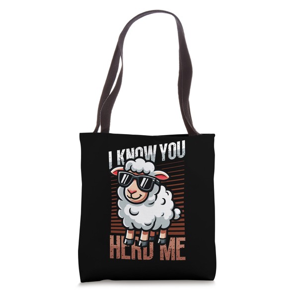 I Know You Herd Me Sheep Farming Sheep Lover Tote