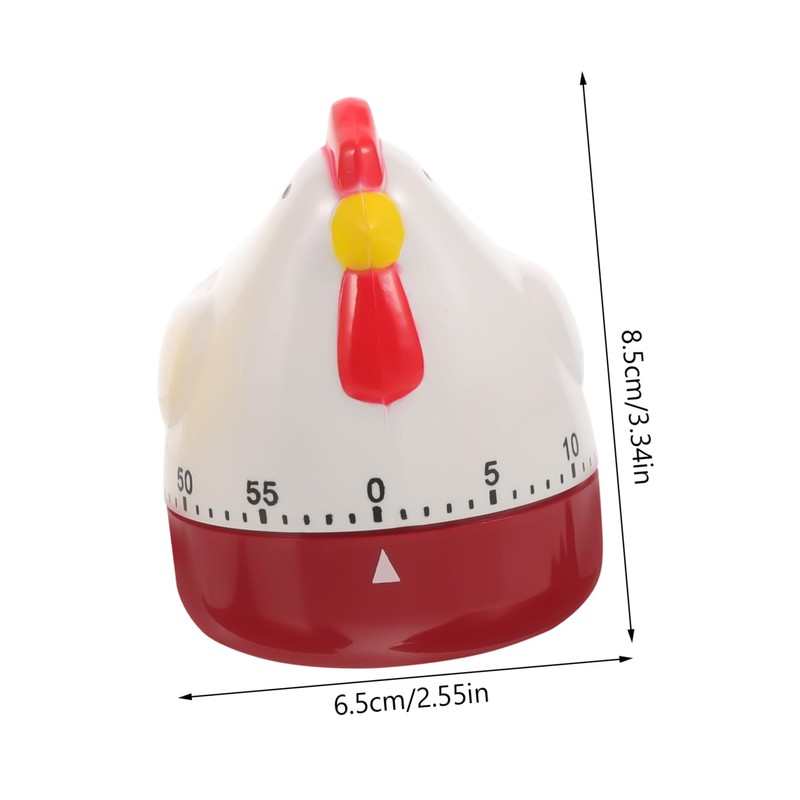 iplusmile 2pcs Cartoon Shaped Kitchen Timer Mechanical Cooking Countdown Timer
