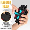 IronSeals 360° Rotatable Clip LED Flashlight Torch Holder Stretchable Adjustable