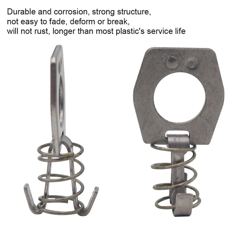 BEALIFE 2pcs/Set Sturdy Metal for Water Heater Door Protects Cylinder