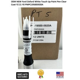 Motorcraft OEM NEW Ford Oxford White Touch Up Paint Pen Clear Coat YZ Z1 Y0 PMPC195005920A