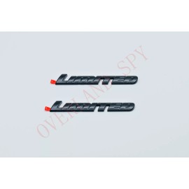 Unbranded Overlay Emblem Fit TOYOTA TUNDRA TACOMA LIMITED PILLAR/ROOF SIDE EMBLEM SET OF 2