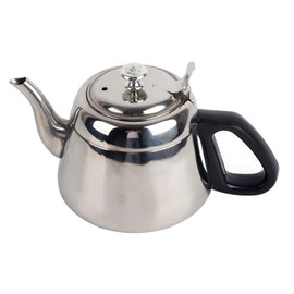 1.5L Stainless Steel Teapot, Large Capacity Tea Kettle with Filter, Suitable for All Decoration Styles, Ready to Serve The Family or Party (2L with Filter)