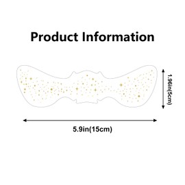 Gpsuootd Makeup Patches,8pcs Gold Sparkle Freckles,Face Makeup Patches,Glitter Freckles Face Tattoo (8PCS Gold Glitter Freckles-009)