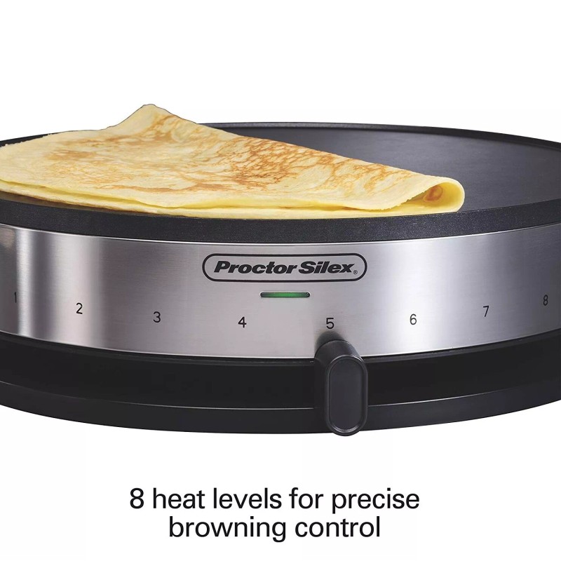 Professional Crepe Maker Machine Electric Frying Pan Griddle Pancakes Commercial
