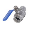 Ball Valve Female Male Thread 3/4in Stainless Steel Good Sealing