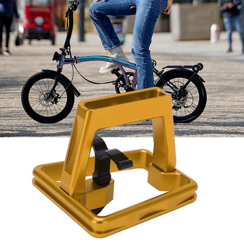 Folding Bike Front Carrier Adapter Aluminium Alloy Hollow Carved Mount