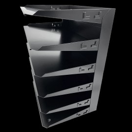 Huron Horizontal 6 Slot Steel Desk Organizer/Sort