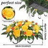 Wocst Grave Decorations for Cemetery Headstone Flower Saddle for Grave