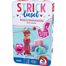 Schmidt Spiele 51604 Knitting Toy Creative Spas in Metal Tin