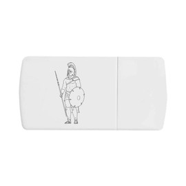 'Spartan Warrior Standing' Pill Box with Tablet Splitter (PI00028018)