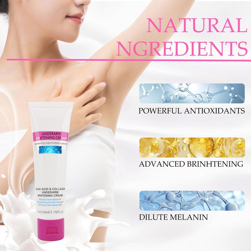 Ninnyi Armpit Cream, Moisture Dark Inner Skin Products for Thigh