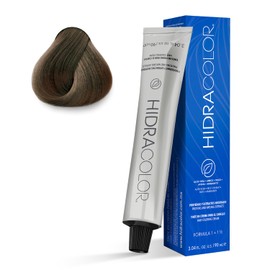 HIDRACOLOR - Tinte Permanente en Crema para Cabello Color 8.11 Rubio Claro 90 ml, Cubre Canas, con Miel y Aloe Vera, Gran Duración y Humectación, Coloración Cabello, Sedosidad y Brillo