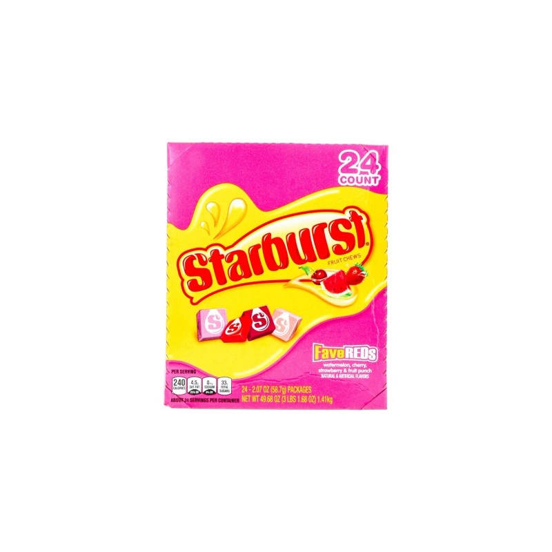 Starburst Favereds Chewy Candy 24 Count - 2.07 oz
