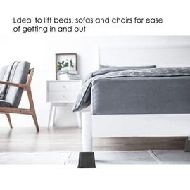 EBTOOLS Bed Risers, Sofa Lift Furniture Frame Lift Stilts Leg Extension Sofa Table Couch Lift for Home, 8Pcs