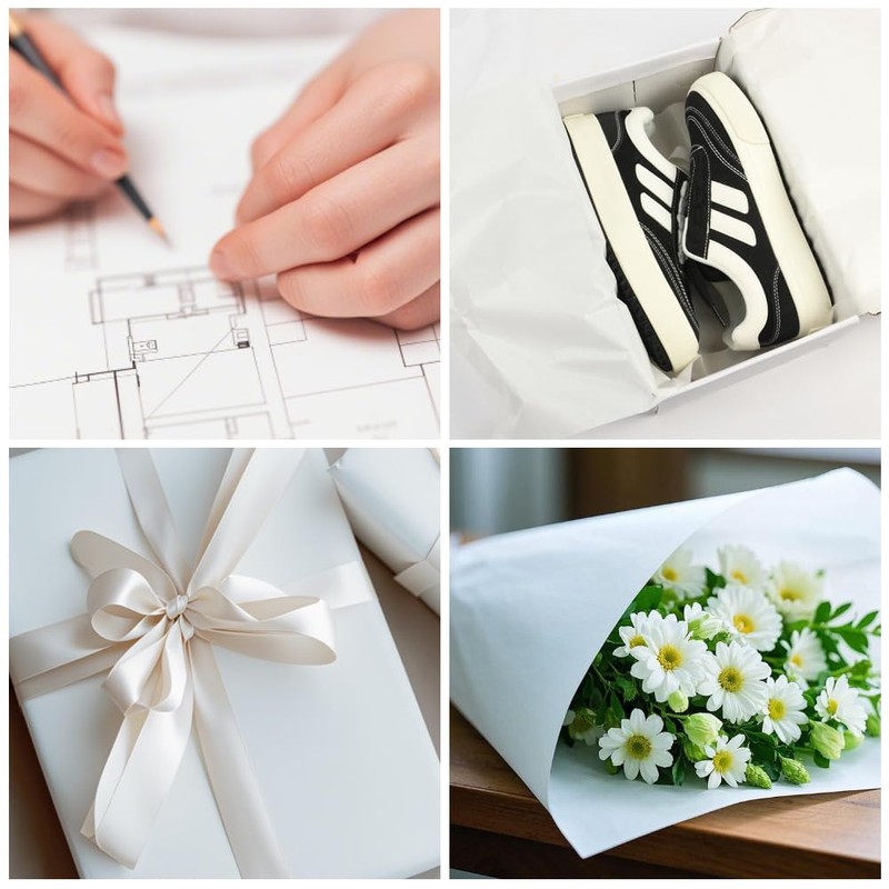 AYESY Tracing Paper Roll, Sketching & Tracing Paper, White Tracing