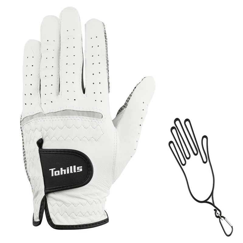 Tohills Golf Gloves Men's Left Hand,Made of Cabretta Leather Material,Comfortable