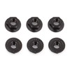 Team Associated Nuts M4 Serrated Nuts, ASC91738