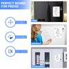Whiteboard Magnetic Fridge White Board Sheet 8x12 Inch, Magnetic White
