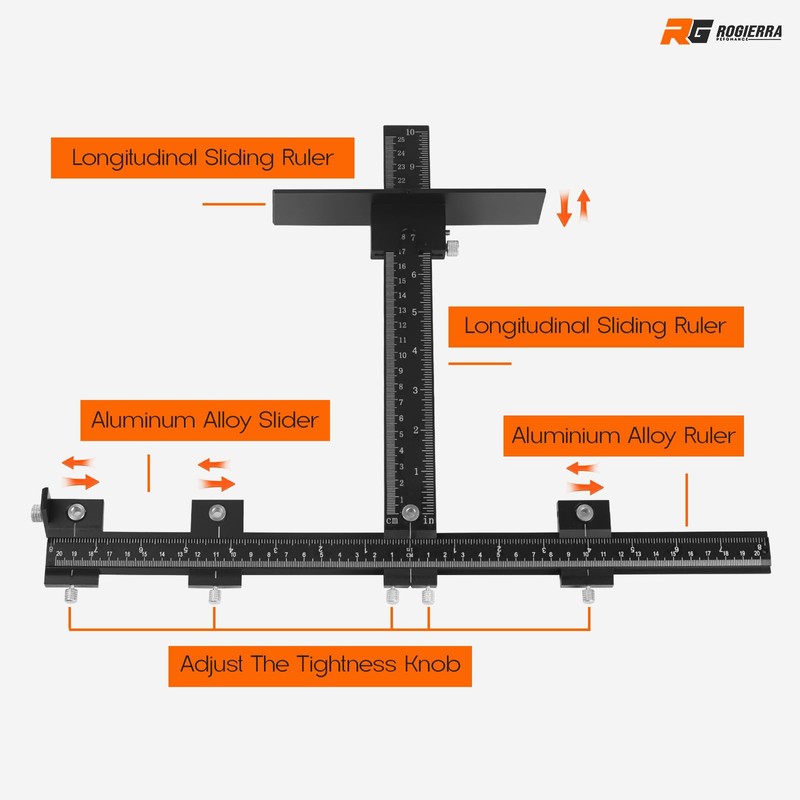 Cabinet Hardware Jig - Aluminum Alloy Drill Guide Template for