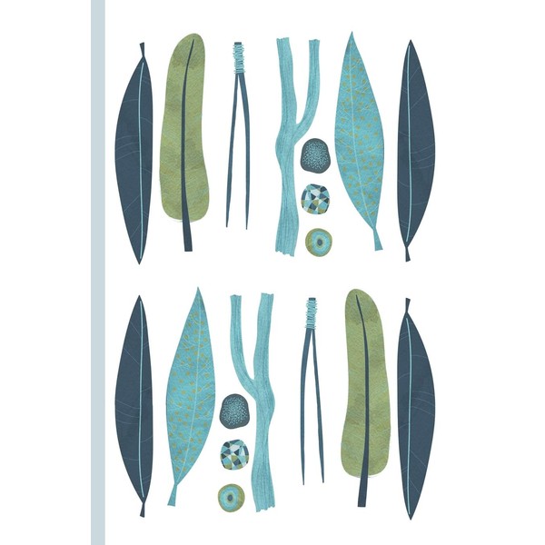 Notes: A Blank Sheet Music Notebook with Sticks, Pebbles and