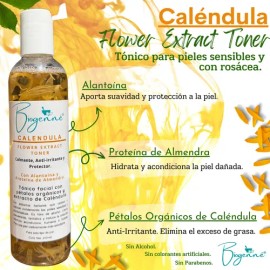 Tónico Facial Caléndula Biogenné Piel Sensible 250ml Vegano Sin Parabenos