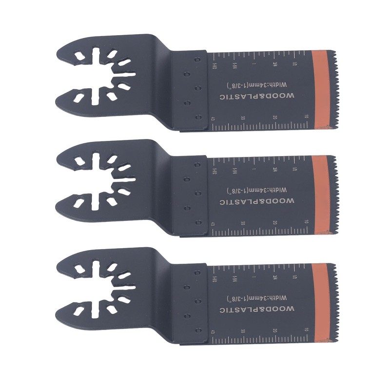 20PCS Oscillating Tool Blades 1‑3/8 Inch 34mm Multifunctional Straight Blade