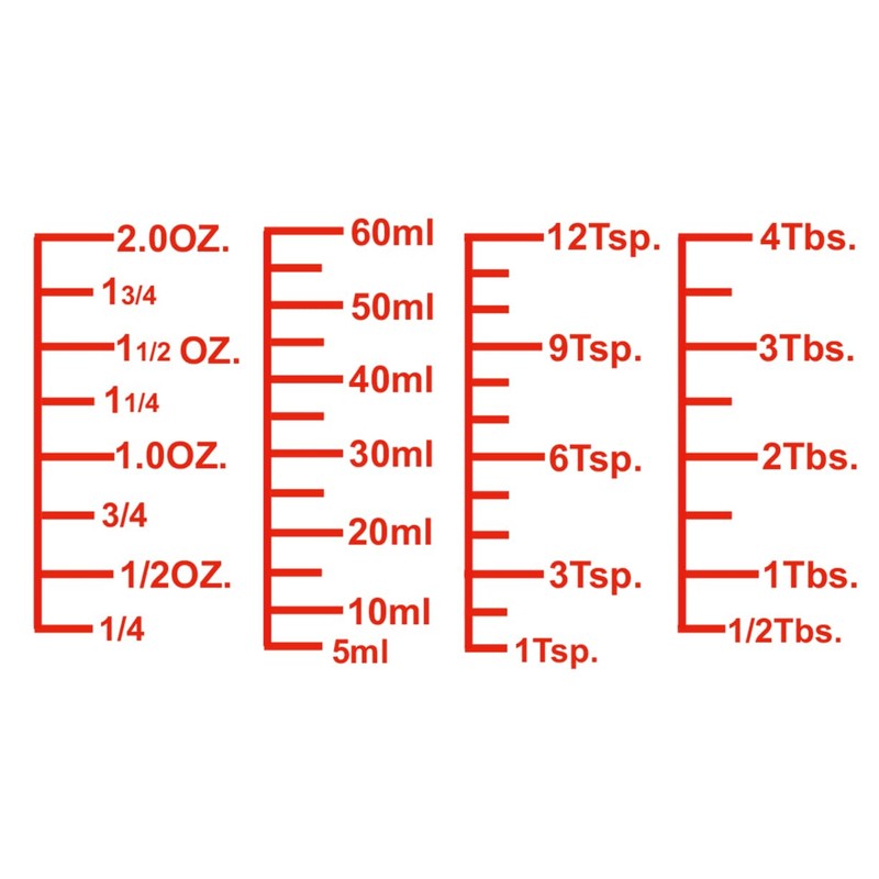 High Borosilicate Glass Measuring Cup-V-Shaped Spout，Glass Measuring Beaker for Kitchen