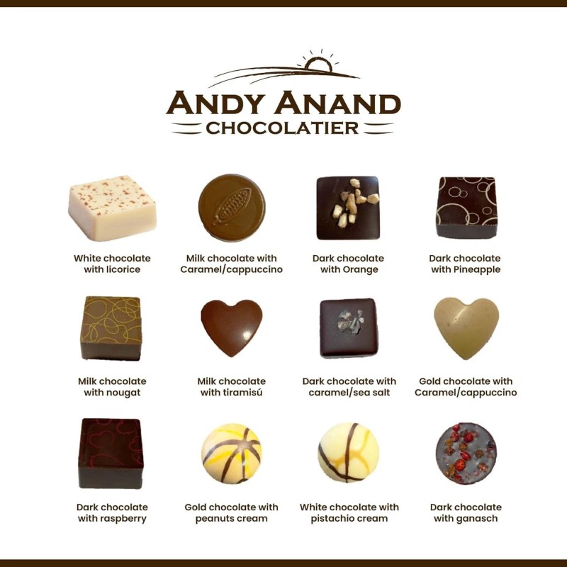 ANDY ANAND CHOCOLATIER Belgian Chocolate Truffles