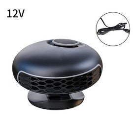 Portable Car Heater, 2-in-1 Defroster Heater for Car, 12V/24V Fast Heating or Cooling Fan with 360 Degree Rotary Base