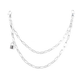 GJQQ Butterfly Charm Waist Chain Goth Street Pants Chain Multi Layer Adjustable Punk Hiphop Hook Trousers Jewelry for Men Women